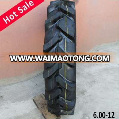 China Factory Tractor tire 600-12 R1 TT TAIHAO tire brands