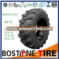 China manufacturer high quality cheap tractor backhoe tire 16.9-24