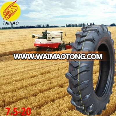 China agricultural tire and tractor tire 7.5-20 TAIHAO brand tire