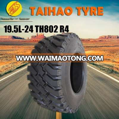 China factory R4 TH802 agricultural tire Industrial tractor tyre loader backhoe tire 19.5L-24 19.5Lx24 tractor tyre